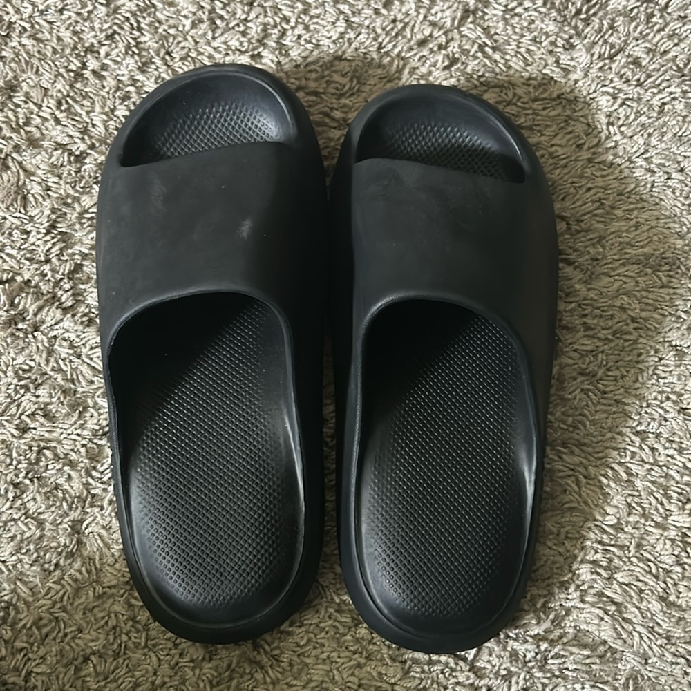 Black sandals from Amazon. Size 9. Worn only a couple times.